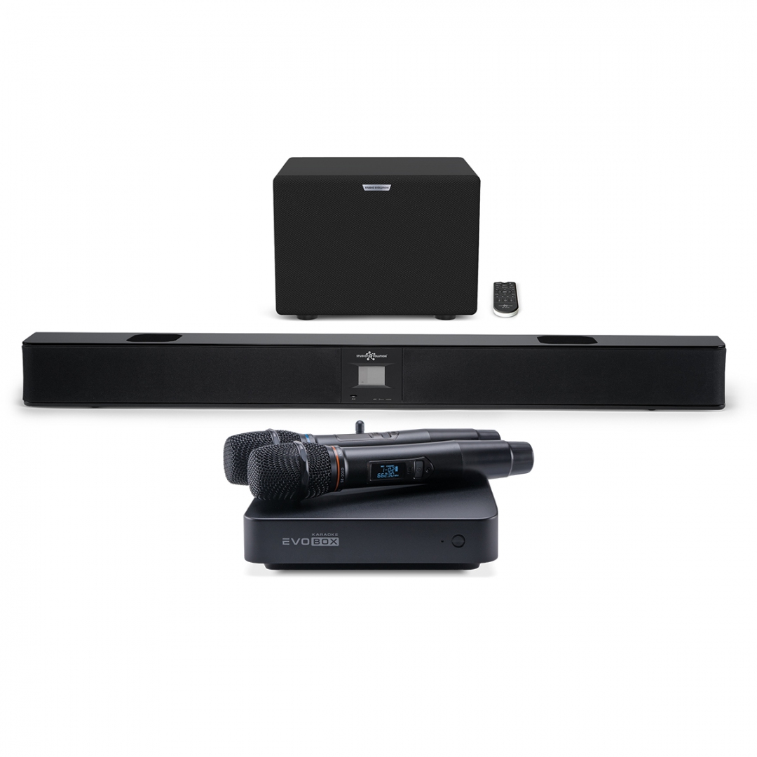 караоке-комплект EVOBOX Plus + EvoSound Bar (саундбар с караоке) в Дагестане