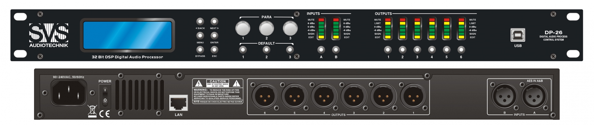 SVS Audiotechnik DP-26 Цифровой процессор: 2 входа 6 выходов в Дагестане