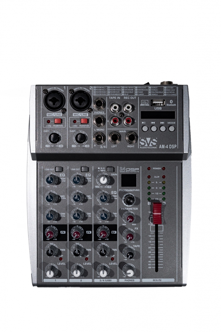 SVS Audiotechnik mixers AM-4 DSP Аналоговый микшерный пульт, 4-канала в Дагестане
