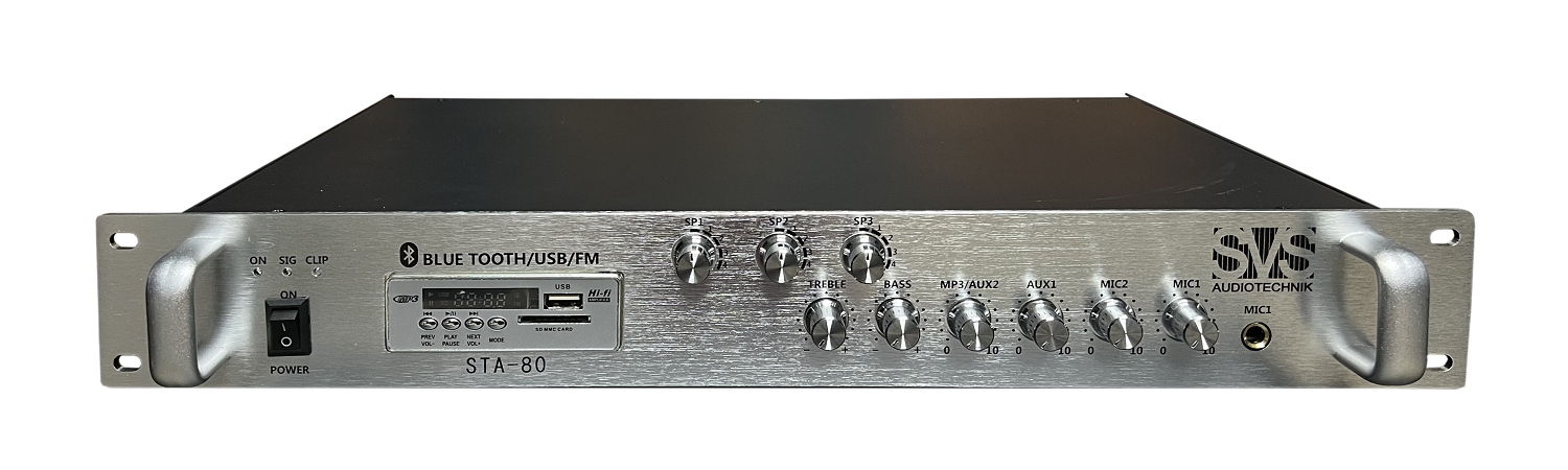 SVS Audiotechnik STA-80 Микшер-усилитель для систем Public Address в Дагестане